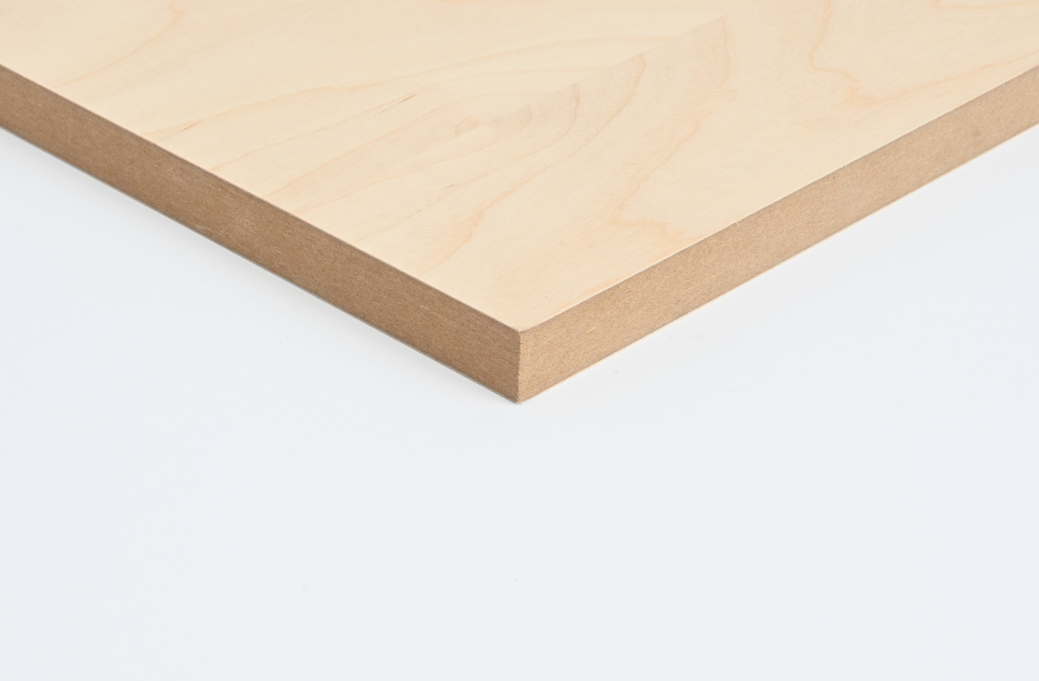 Fineret MDF, Birk skrællet A/B Classic, 80% PEFC